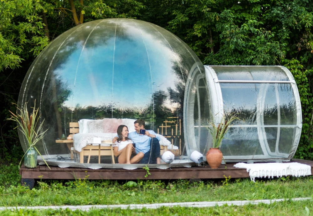 high quality inflatable bubble dome tent